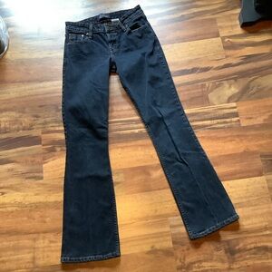 Levi Strauss Signature blue label Jr. 3 low rise slim bootcut buttonfly jeans
